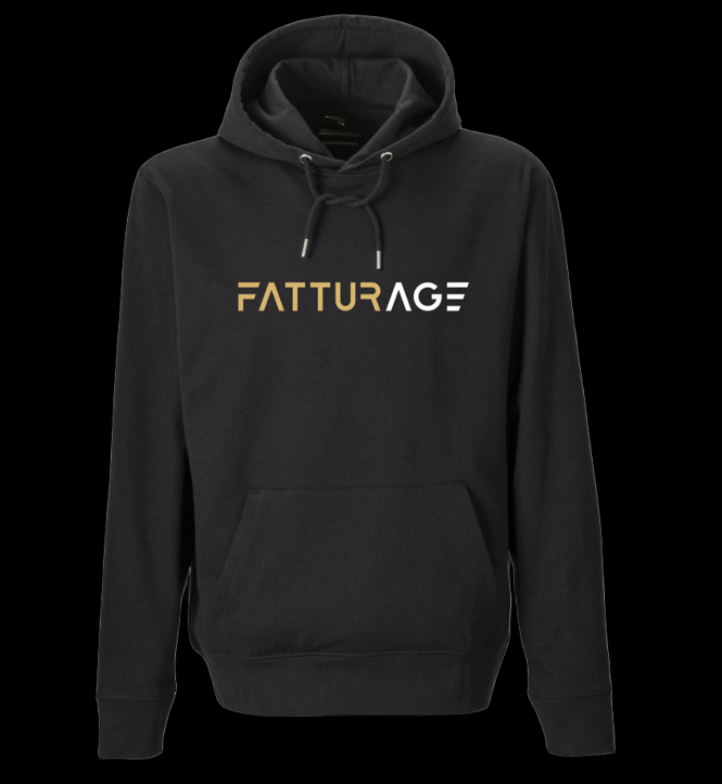 Felpa scritta ricamata Fatturage